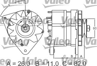 Valeo 436687 - Kintamosios srovės generatorius autoreka.lt