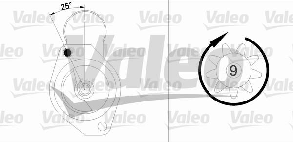 Valeo 436023 - Starteris autoreka.lt