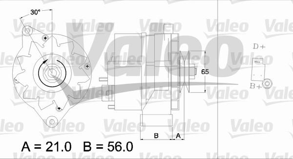 Valeo 436157 - Kintamosios srovės generatorius autoreka.lt