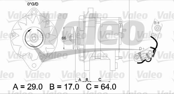 Valeo 436112 - Kintamosios srovės generatorius autoreka.lt
