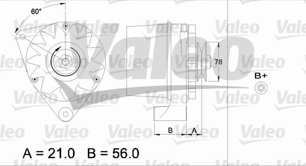 Valeo 436137 - Kintamosios srovės generatorius autoreka.lt