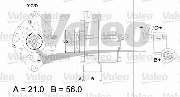 Valeo 436297 - Kintamosios srovės generatorius autoreka.lt