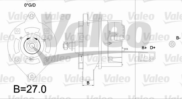 Valeo 436264 - Kintamosios srovės generatorius autoreka.lt