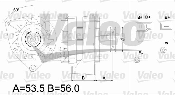 Valeo 436208 - Kintamosios srovės generatorius autoreka.lt