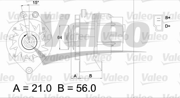 Valeo 436219 - Kintamosios srovės generatorius autoreka.lt