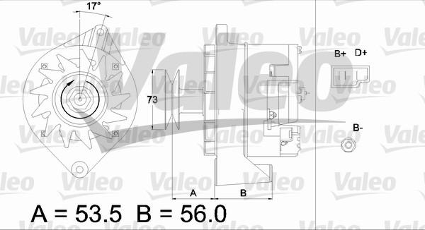 Valeo 436215 - Kintamosios srovės generatorius autoreka.lt