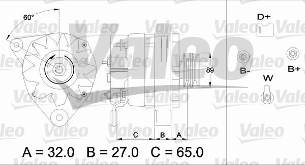 Valeo 436715 - Kintamosios srovės generatorius autoreka.lt