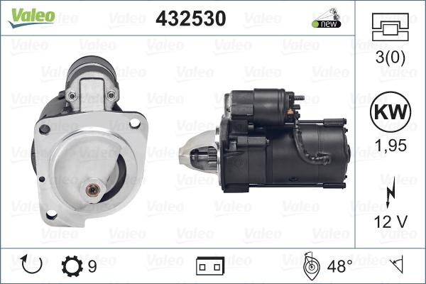 Valeo 432530 - Starteris autoreka.lt