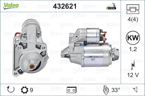 Valeo 432621 - Starteris autoreka.lt