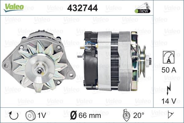 Valeo 432744 - Kintamosios srovės generatorius autoreka.lt