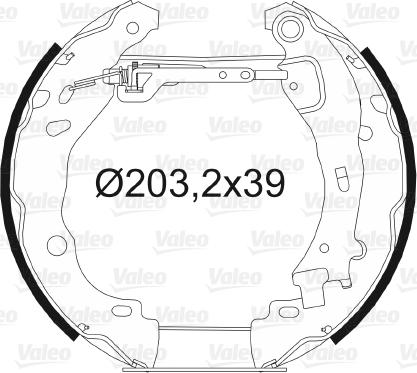 Valeo 554871 - Stabdžių trinkelių komplektas autoreka.lt