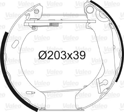 Valeo 554752 - Stabdžių trinkelių komplektas autoreka.lt