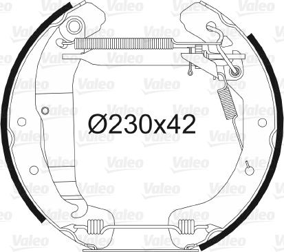 Valeo 554771 - Stabdžių trinkelių komplektas autoreka.lt