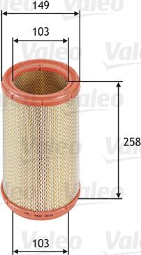 Valeo 585611 - Oro filtras autoreka.lt