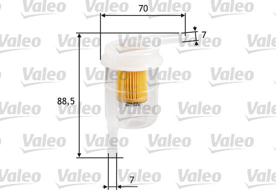 Valeo 587045 - Kuro filtras autoreka.lt