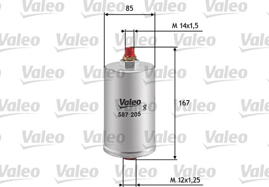Valeo 587205 - Alyvos filtras autoreka.lt