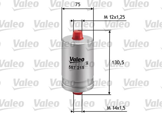 Valeo 587215 - Kuro filtras autoreka.lt