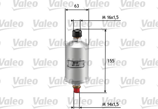 Valeo 587210 - Alyvos filtras autoreka.lt