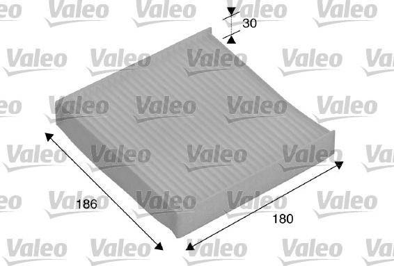 Valeo 698886 - Filtras, salono oras autoreka.lt