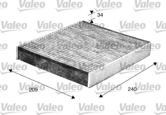 Valeo 698883 - Filtras, salono oras autoreka.lt