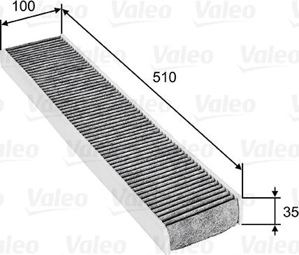 Valeo 698745 - Filtras, salono oras autoreka.lt