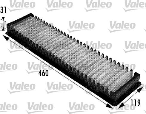 Valeo 698725 - Filtras, salono oras autoreka.lt