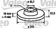 Valeo 186773 - Stabdžių diskas autoreka.lt