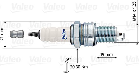 Valeo 246894 - Uždegimo žvakė autoreka.lt