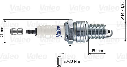 Valeo 246896 - Uždegimo žvakė autoreka.lt