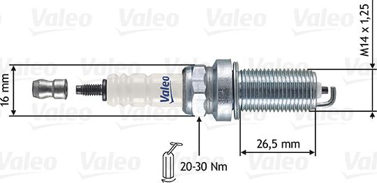 Valeo 246865 - Uždegimo žvakė autoreka.lt