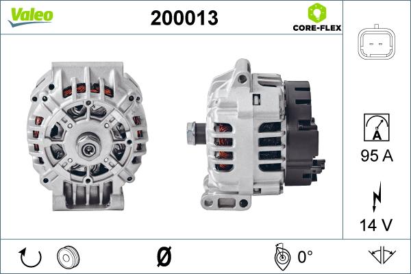 Valeo 200013 - Kintamosios srovės generatorius autoreka.lt