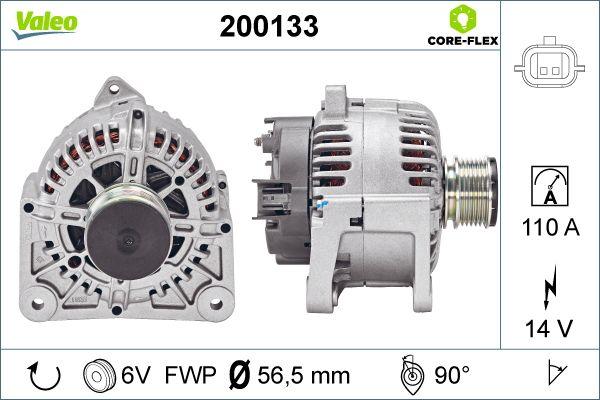 Valeo 200133 - Kintamosios srovės generatorius autoreka.lt