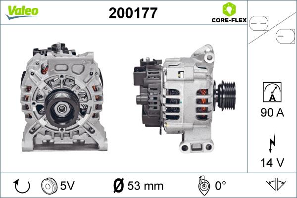 Valeo 200177 - Kintamosios srovės generatorius autoreka.lt