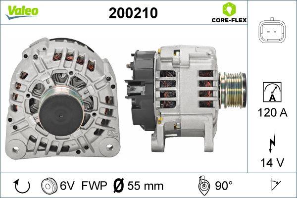 Valeo 200210 - Kintamosios srovės generatorius autoreka.lt