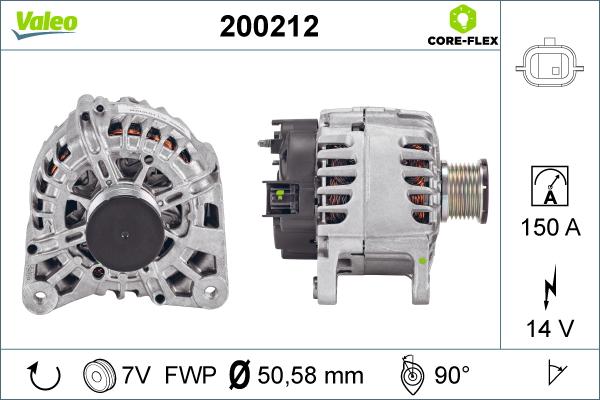 Valeo 200212 - Kintamosios srovės generatorius autoreka.lt