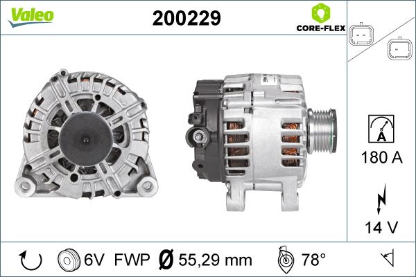 Valeo 200229 - Kintamosios srovės generatorius autoreka.lt