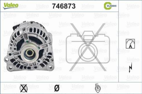 Valeo 746873 - Kintamosios srovės generatorius autoreka.lt