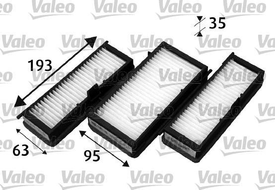 Valeo 715530 - Filtras, salono oras autoreka.lt