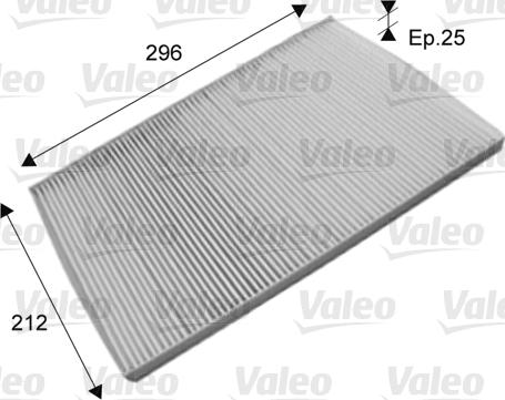 Valeo 715573 - Filtras, salono oras autoreka.lt