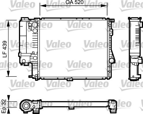 Valeo 734301 - Radiatorius, variklio aušinimas autoreka.lt