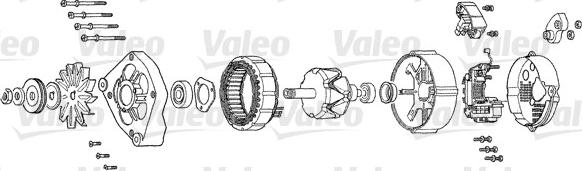 Valeo A14V13 - Kintamosios srovės generatorius autoreka.lt