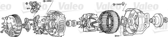 Valeo A14VI34 - Kintamosios srovės generatorius autoreka.lt