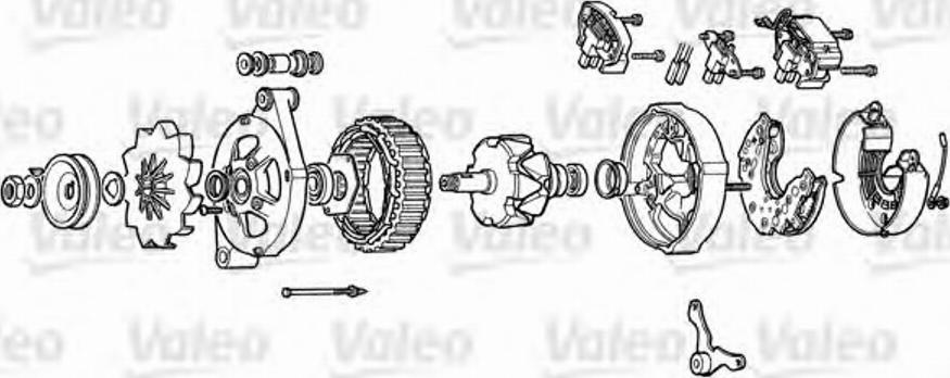 Valeo A13N26 - Kintamosios srovės generatorius autoreka.lt