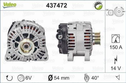 Valeo TG15C156 - Kintamosios srovės generatorius autoreka.lt