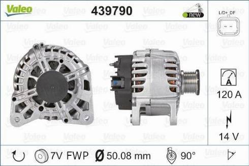 Valeo TG12C092 - Kintamosios srovės generatorius autoreka.lt