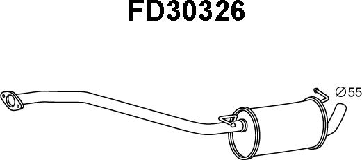 Veneporte FD30326 - Galinis duslintuvas autoreka.lt