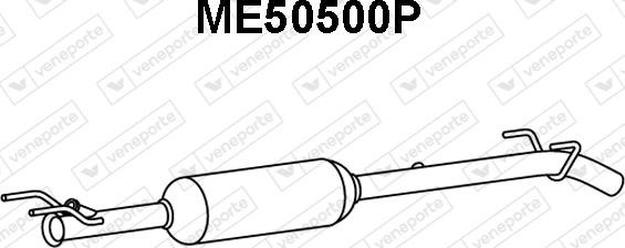 Veneporte ME50500P - SCR katalizatorius autoreka.lt