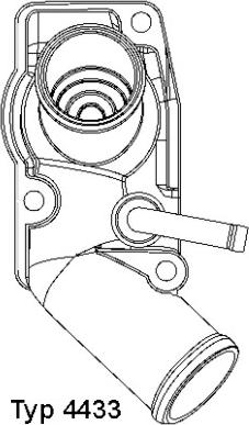 WAHLER 4433.92D - Termostatas, aušinimo skystis autoreka.lt