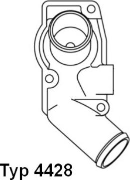 WAHLER 4428.92D - Termostatas, aušinimo skystis autoreka.lt