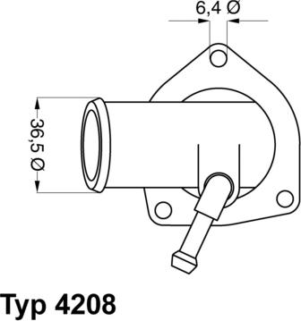 WAHLER 4208.92D - Termostatas, aušinimo skystis autoreka.lt